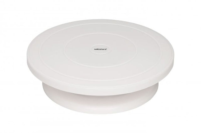 Premium Wiltshire Art Cake Turntable for effortless cake decorating, accommodating various sizes with smooth rotation for all users.