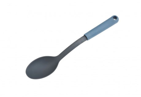 Eco-friendly solid spoon crafted from sugarcane and wood fibre, perfect for stirring and serving without scratching cookware.