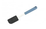 Eco-friendly silicone scraper with a bio-based handle, perfect for sustainable cooking tasks like peeling and mixing.