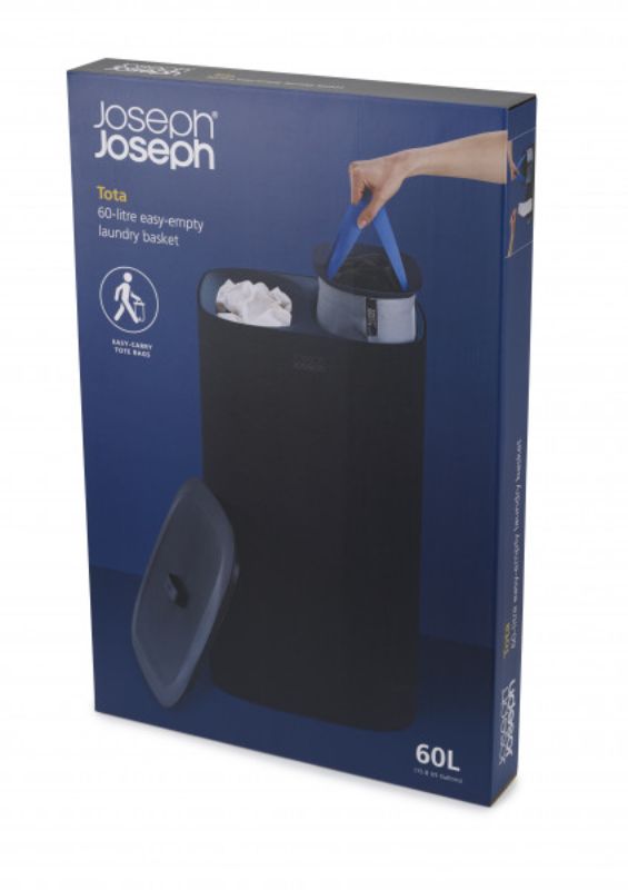 Joseph Joseph - Tota 60-litre Laundry Separation Basket - Carbon Black