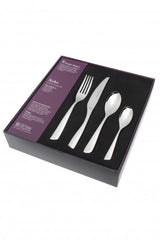 Stanley Rogers Soho 24 Piece Cutlery Set featuring modern design, ergonomic handles, and high gloss stainless steel finish.