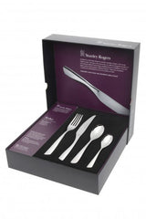 Stanley Rogers Soho 24 Piece Cutlery Set featuring stylish, ergonomic stainless steel utensils in a premium gift box.