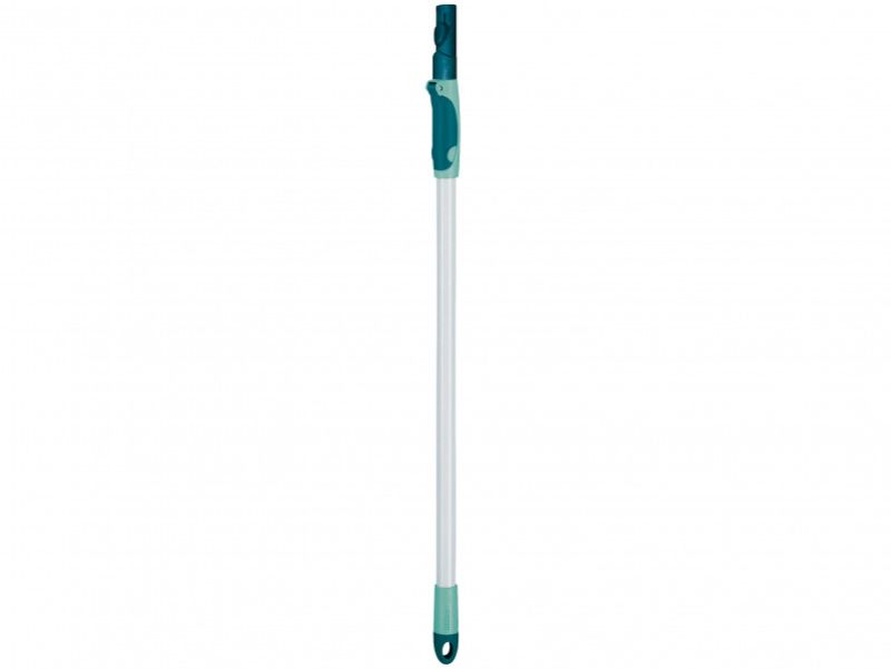 Leifheit Click System Telescopic Handle, adjustable 75-135cm for versatile and ergonomic floor cleaning tasks.