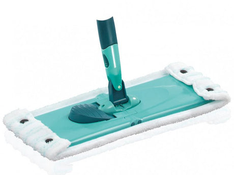 Leifheit Click System Combi Floor Mop 33cm, featuring a dual-fibre cover for superior dirt absorption and maneuverability.