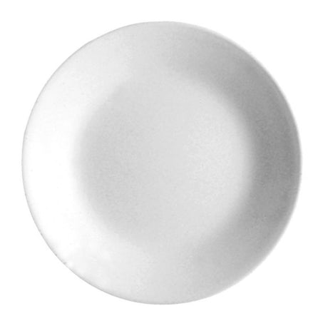 Set of 6 Corelle Winter Frost Plates, 17cm, crisp white, durable, stackable, perfect for any dining occasion.