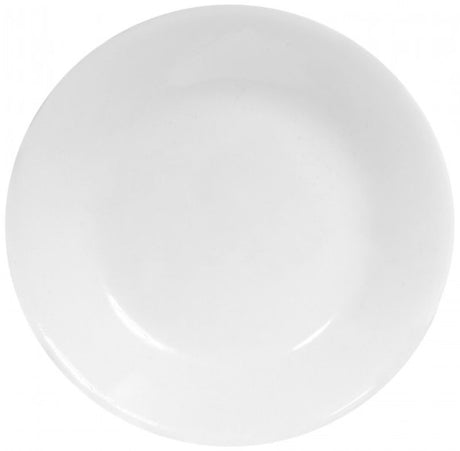 Set of 6 Corelle Winter Frost Plates, 26cm, lightweight, durable, chip-resistant, classic white, microwave and dishwasher safe.