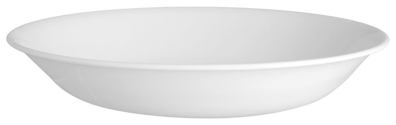 Set of 6 Corelle Winter Frost bowls, versatile white 591ml design ideal for salads, pasta, and desserts.