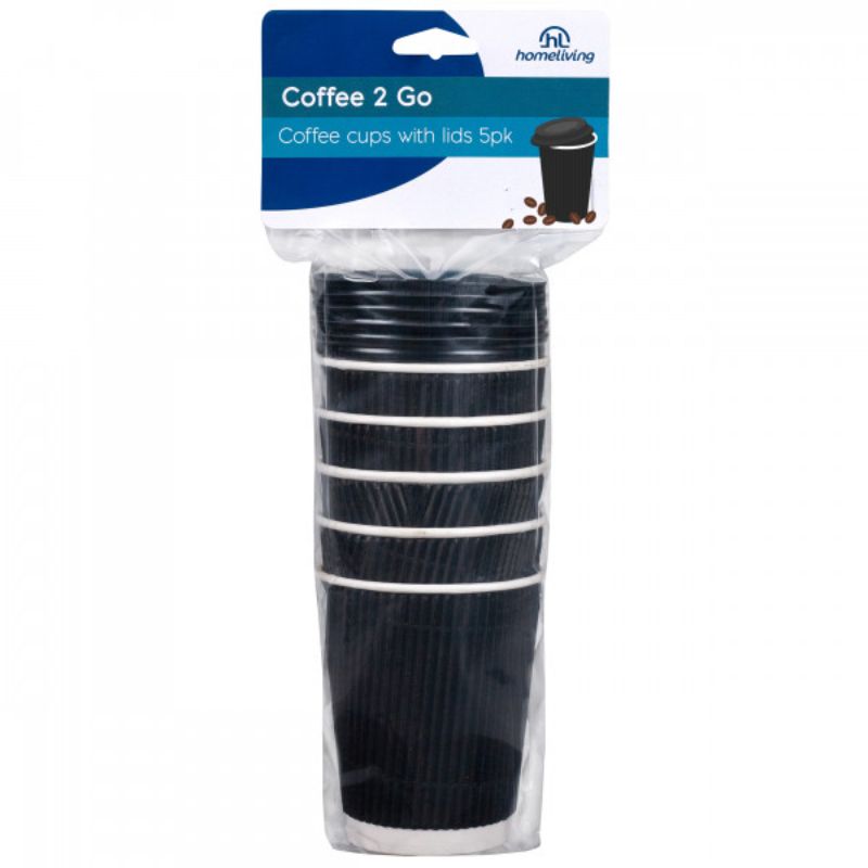 Eco-friendly disposable coffee cups set of 4, perfect for on-the-go beverages, stylish and leak-proof design.