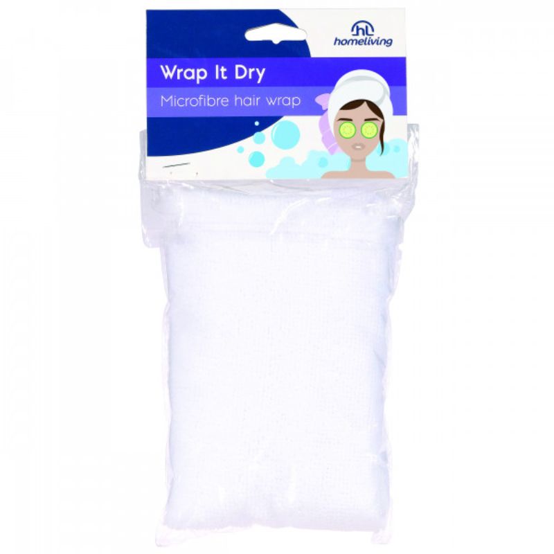 Homeliving - Microfibre Hair Towel - Set of 4