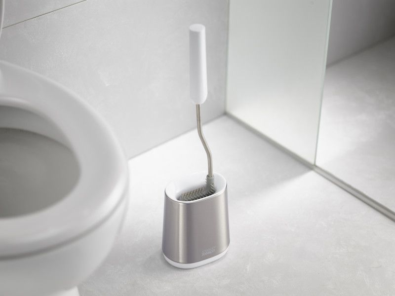 Joseph Joseph - Flex Lite Steel Toilet Brush - White