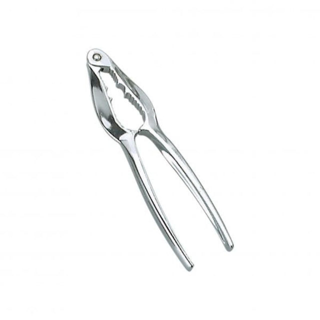 Ghidini Nut & Lobster Cracker in chrome-plated steel, designed for effortless shell cracking of seafood and tough nuts.