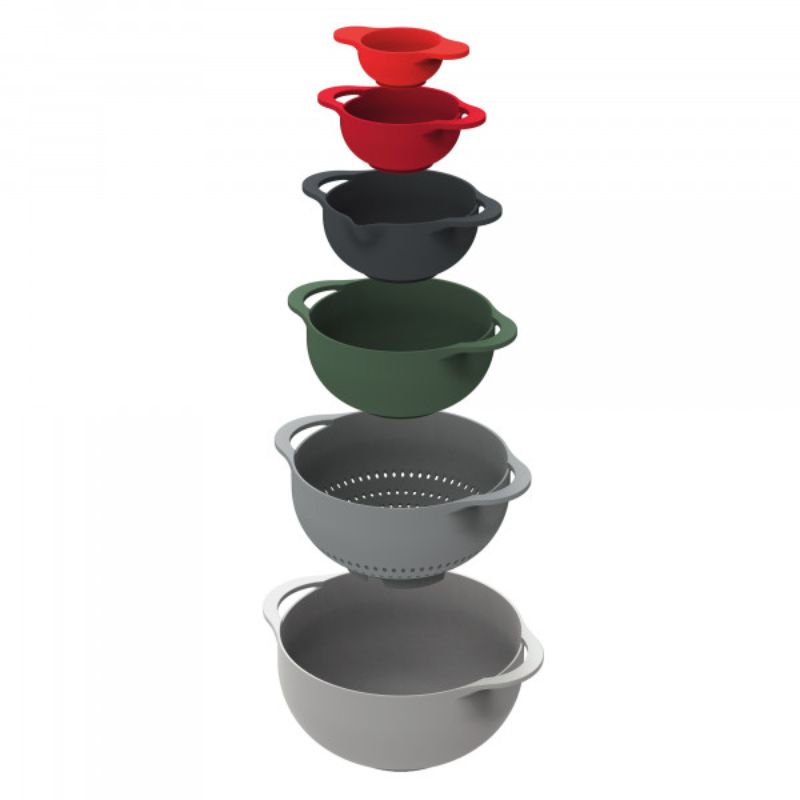 Joseph Joseph - Duo 6-piece Food Preparation Bowl Set