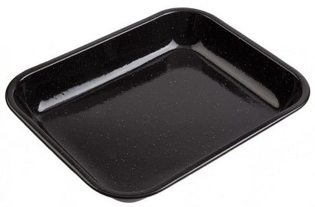 Wiltshire Medium Enamel Roaster, 32x25 cm, non-stick, heat-efficient, perfect for roasts, crumbles, and easy cleanup.