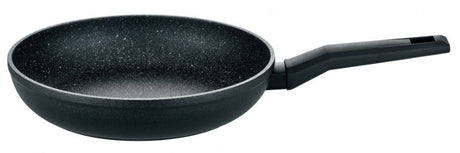 ELO Granit Frypan 24cm featuring a non-stick surface, ergonomic handle, and heavy forged aluminum for even cooking.