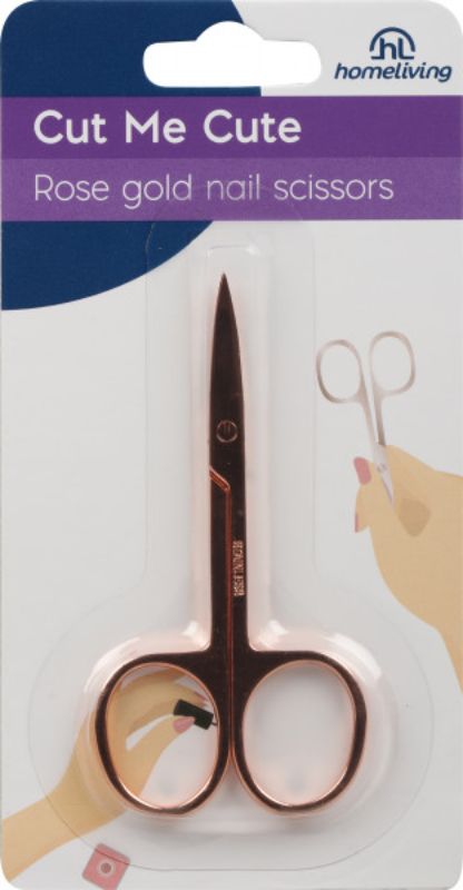 Set of 4 stainless steel nail scissors with ergonomic handles for precise trimming and shaping, ideal for professional and home use.