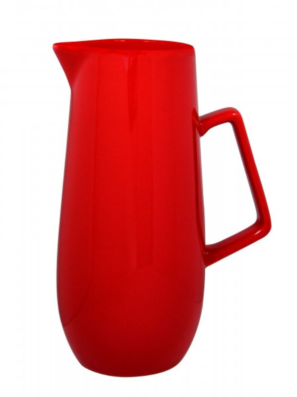 Colorful set of 6 Brew Chilli Water Jugs, each 1.2L, crafted from durable stoneware for stylish hydration and beverage presentation.