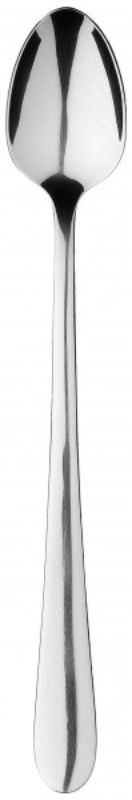 Set of 12 stainless steel Albany iced teaspoons featuring a mirror finish and modern design, perfect for stylish dining.