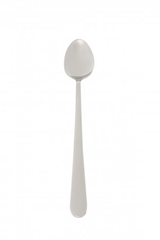 Set of 12 Stanley Rogers Albany iced teaspoons in stainless steel, featuring a modern design and mirror finish for elegant dining.