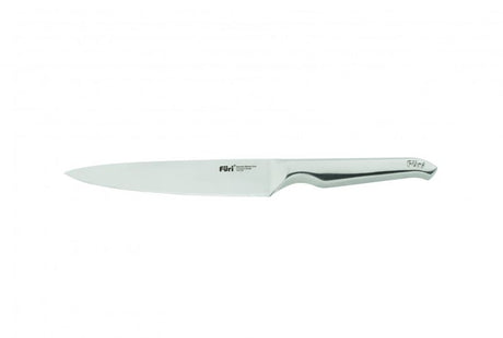 Furi Pro Utility Knife 15cm: Versatile kitchen tool with a sharp Japanese stainless steel blade and ergonomic reverse-wedge handle.