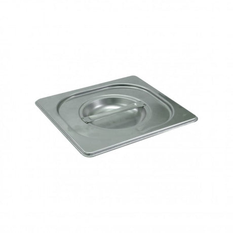 Premium 18/10 stainless steel gastronorm cover with anti-jam design, ideal for storing and protecting food in kitchens.