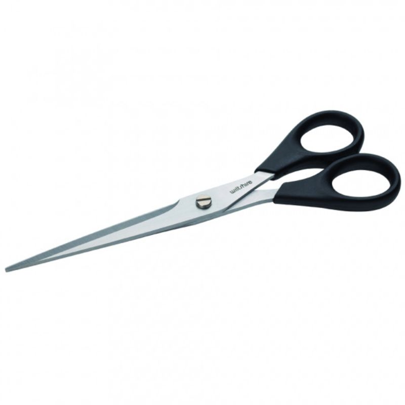 Sleek Wiltshire Multi-Purpose Scissors for precise cutting in crafts, kitchen tasks, and home repairs. Durable stainless steel blades.