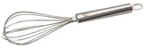 Sleek stainless steel balloon whisk with a comfortable handle, perfect for effortless mixing and baking tasks.